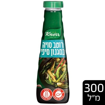 בקבוק לחיץ רוטב סויה בסגנון סיני קנור 370 גרם - 